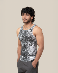 ASH VEIN RIBBED TANK